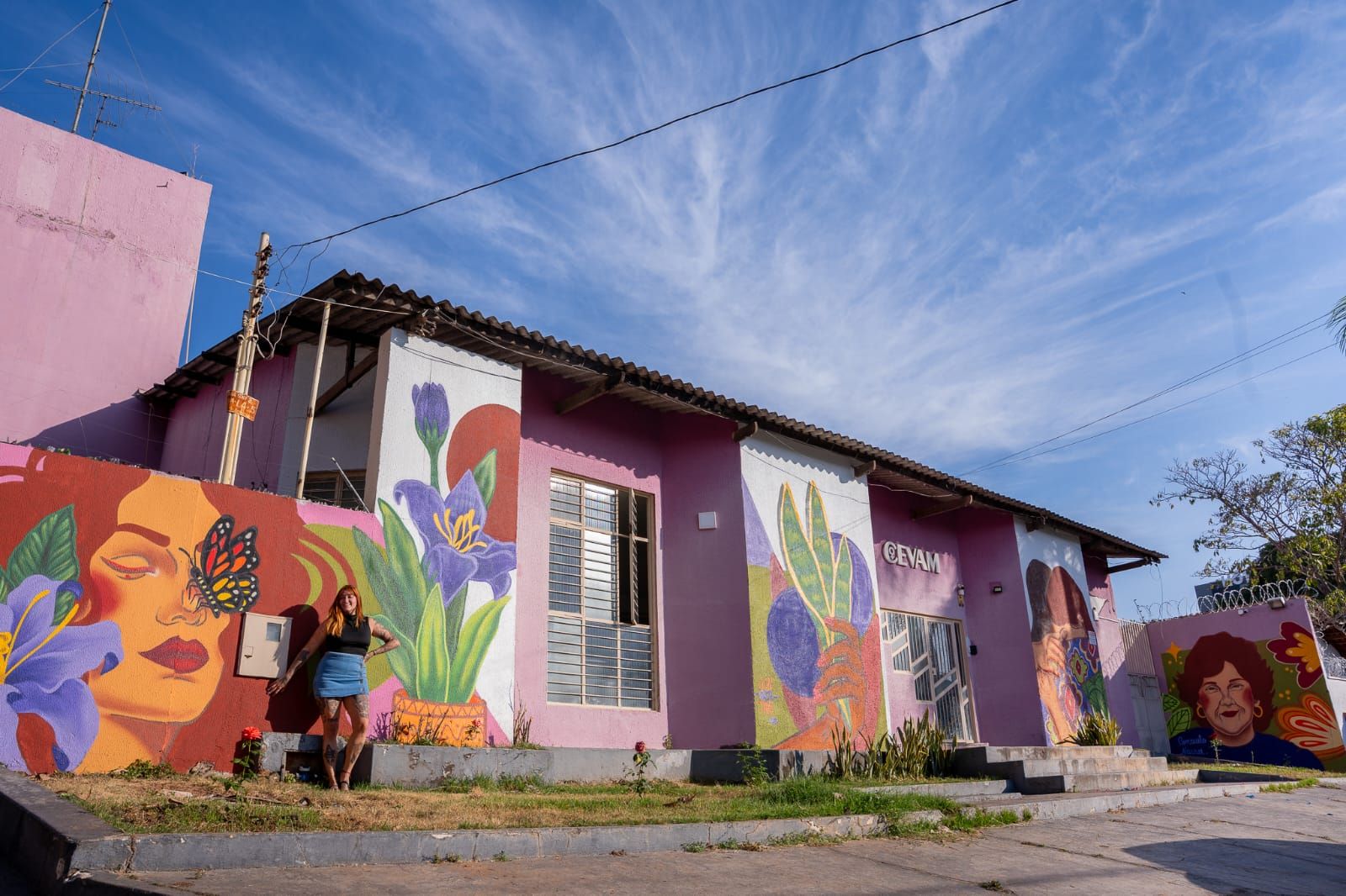 CEVAM inaugura a revitalização da fachada nesta quinta (14) com grafite de mais de 100m²